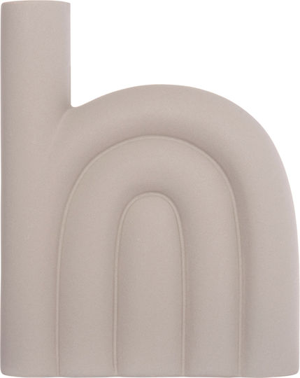 Homemarkt Tischdekoration Keramik Dekorative Arcon Hm4639.03 Grau Matt 23,5x5,5x29,5cm