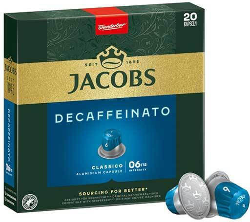 Jacobs Lungo Entkoffeiniert 20 Stück Nespresso