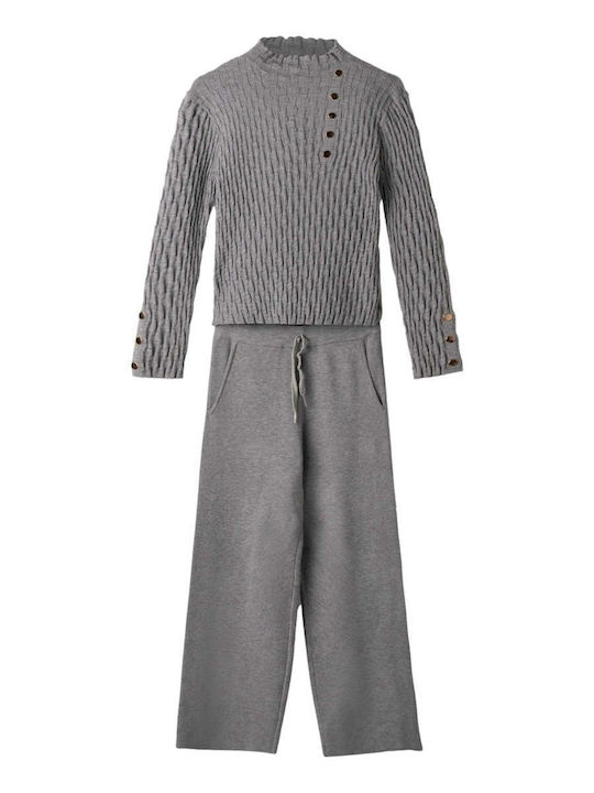Kids' Set with Pants Winter 2pcs Gray