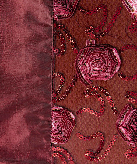 Silk Fashion Καρέ 264-1 Μπορντώ 130x130εκ. Silk Fashion Καρέ 264-1 Μπορντώ 130x130εκ.