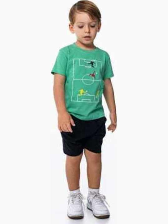 Kids' Set with Shorts Summer 2pcs Green