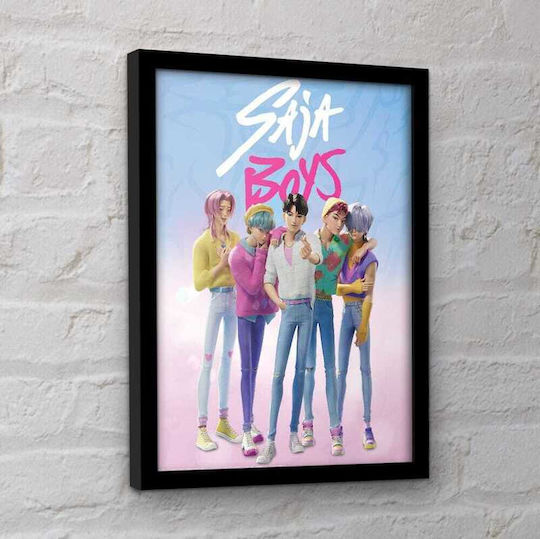 K-pop Demon Hunters Saja Boys "soda Pop" Αφίσα Κάδρο 31x41cm