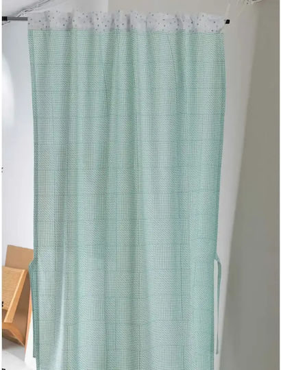 Palamaiki Perdea cu Bretele Bon Bon Turcoaz 170x270cm