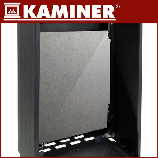 Kaminer Gas Heater 4200W Black