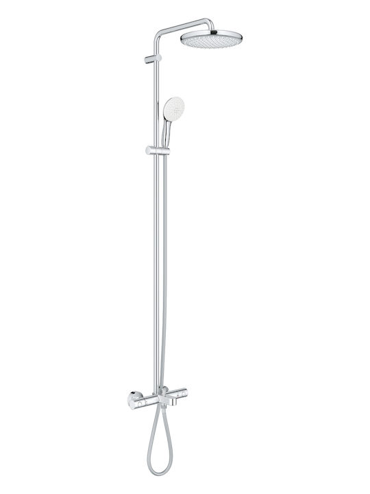 Grohe Tempesta Coloană de duș fără Baterie Albă Grohe Tempesta Coloană de duș fără Baterie Albă