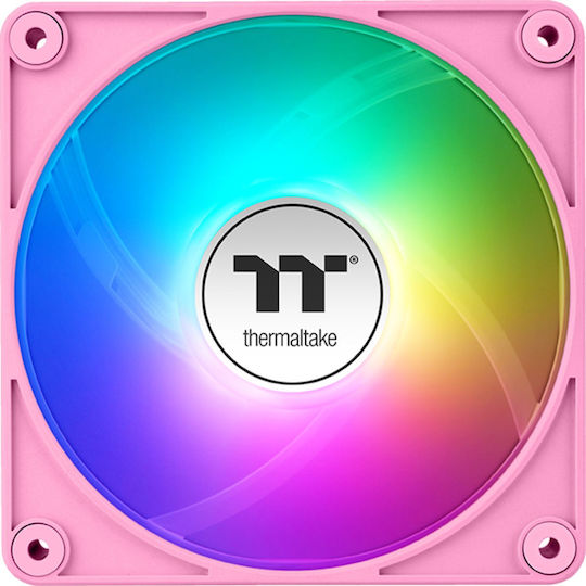 Thermaltake CT120 EX Корпусен вентилатор с ARGB осветление 3бр Розов