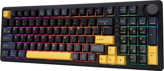 White Shark Mech Ασύρματο Gaming Μηχανικό Πληκτρολόγιο με RGB φωτισμό (Αγγλικό US)