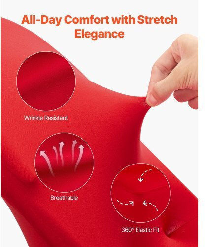 Vevor Elastic Cover for Chair Red 50pcs YTHS50PCSDKQZT1BI001V0