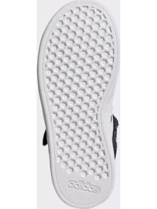 Grand Court Παιδικά Sneakers High με Σκρατς Μαύρα