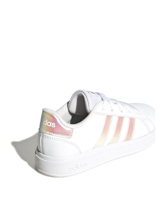 Grand Court GRAND COURT 2.0 K Kids Sneakers Cloud White / Iridescent