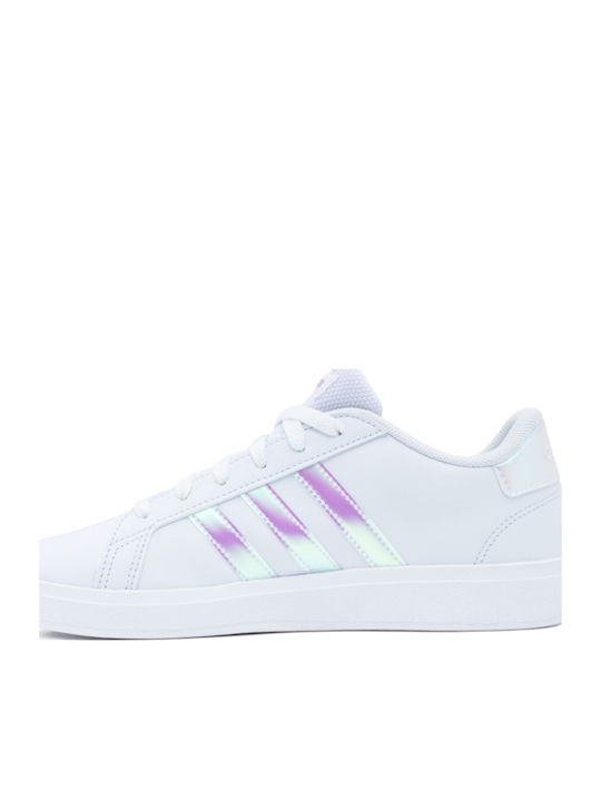 Grand Court GRAND COURT 2.0 K Kids Sneakers Cloud White / Iridescent