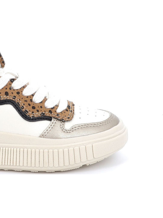 Laquinny Παιδικά Sneakers Ανατομικά με Σκρατς Χρυσά