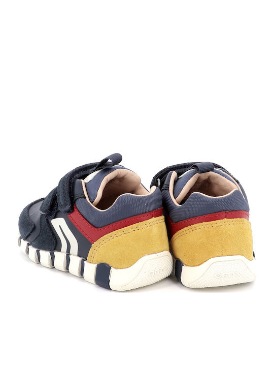 B IUPIDOO Παιδικά Sneakers Ανατομικά με Σκρατς Μπλε