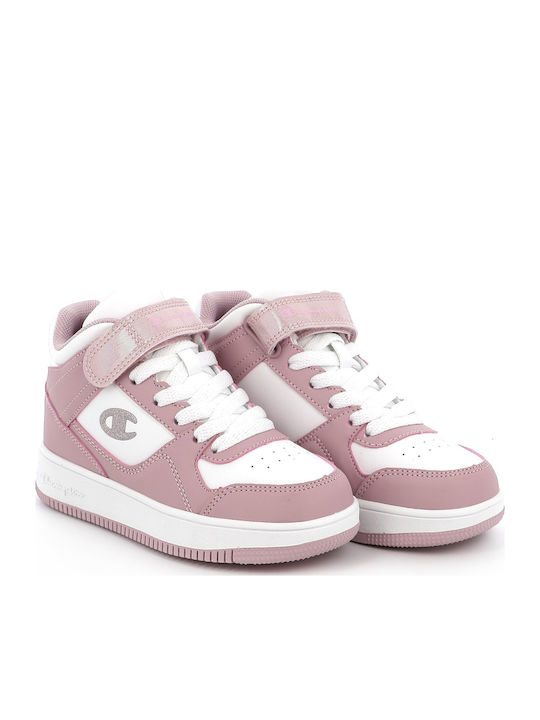 Rd18 G Ps Kids Sneakers High with Scratch White