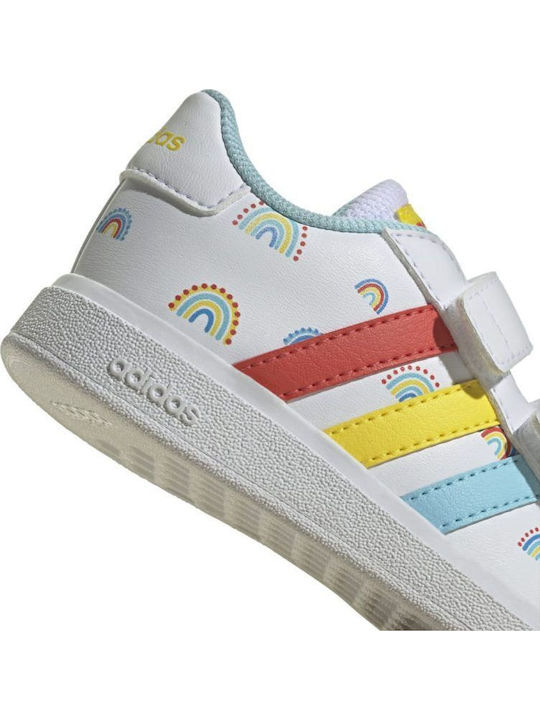 Grand Court 2.0 CF I Kids Sneakers with Scratch White