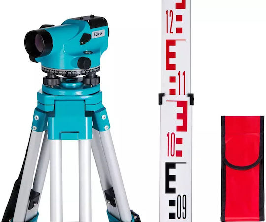 Geo Fennel Gmbh ELN24 Automatic Optical Level with Tripod & Rod 24x