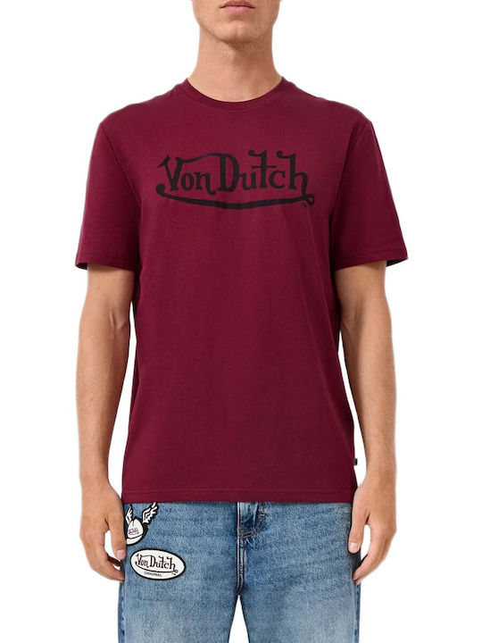 T-shirt Μπορντό