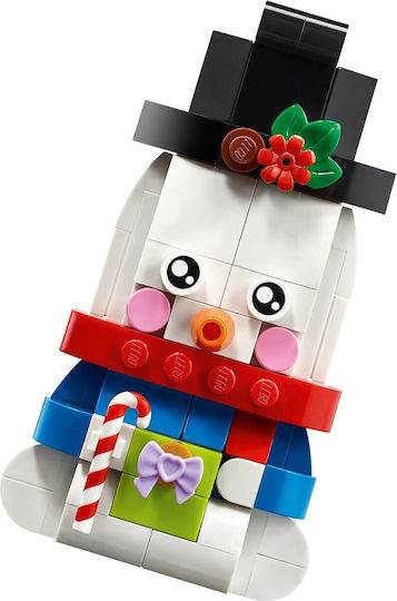 LEGO Building Blocks Snowman Ornaments for 6+ Years 168 Pieces