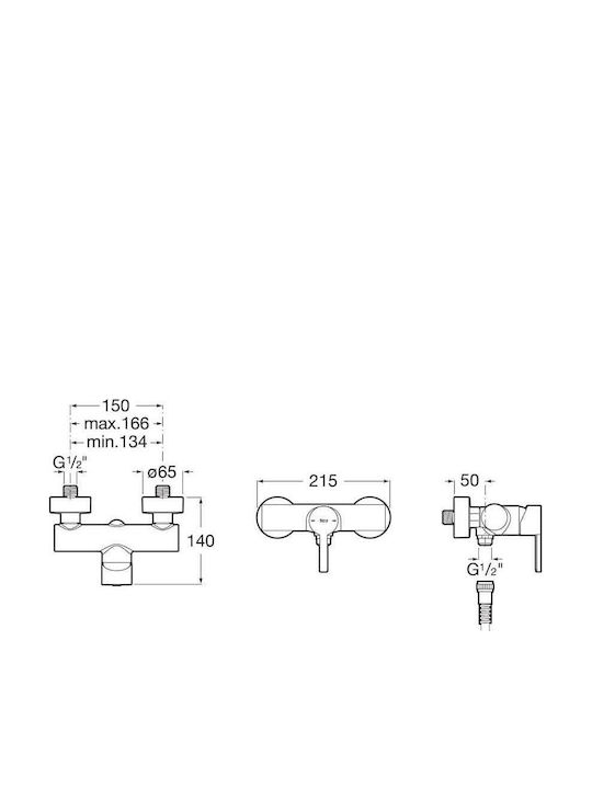 Roca Mixing Sink Faucet Rose Gold