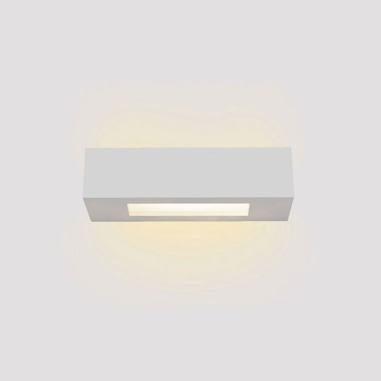 Inlight Modern Lamp Wall with Socket E14 White 22x22cm