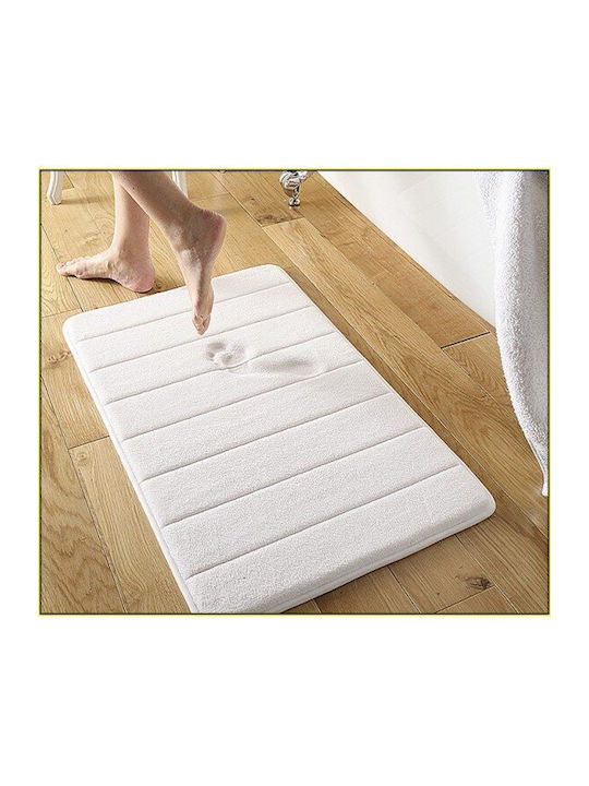 Inter Ceramic Αντιολισθητικό Πατάκι Μπάνιου Μπλε 51x71εκ.