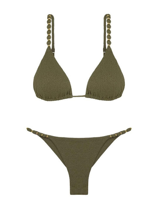 Set Bikini Kaki