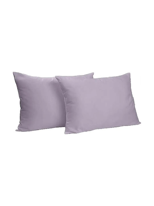 TnS Kissenbezug-Set Lila 52x72cm.