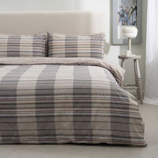 Vesta Home Πάπλωμα Μονό 170x240εκ. Bristol Γκρι