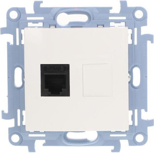 Kontakt-Simon Recessed Wall Switch Lighting One-Way White