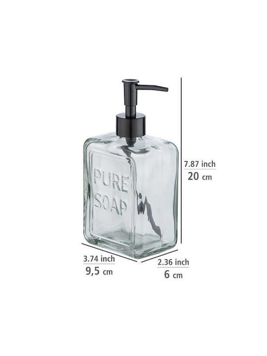 Wenko Pure Επιτραπέζιο Dispenser Γυάλινο Διάφανο