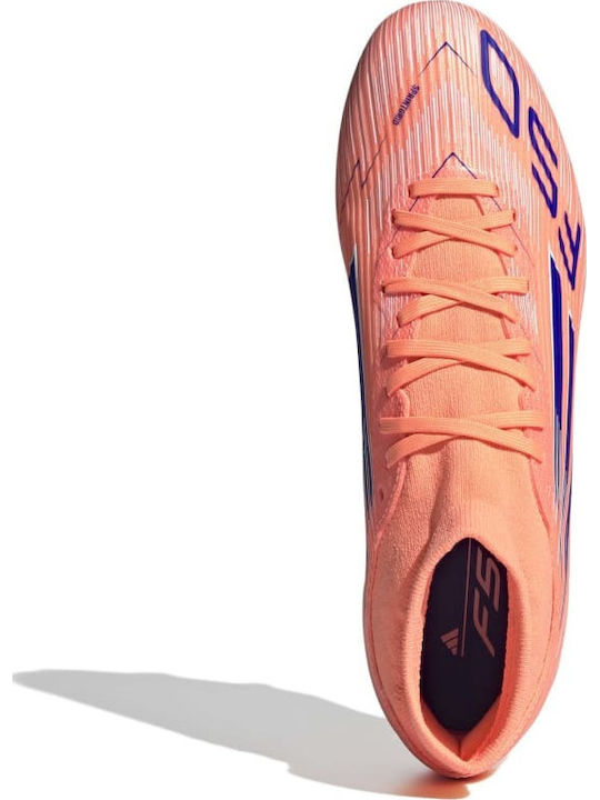 adidas F50 League Football Shoes with Cleats Orange