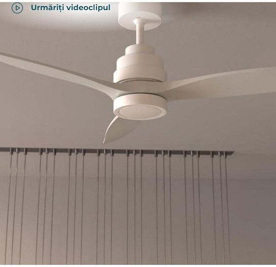 Cecotec EnergySilence Aero 5200 Ανεμιστήρας Οροφής 132cm με Φως Λευκός