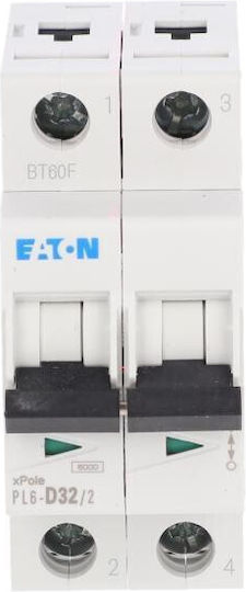 Eaton Siguranță automată 32A Bipolară AC 286582
