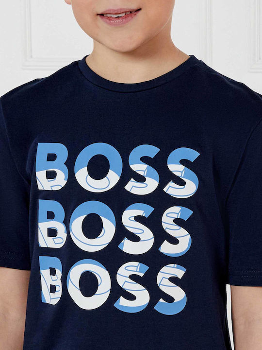 Kinder-T-Shirt Dunkelblau