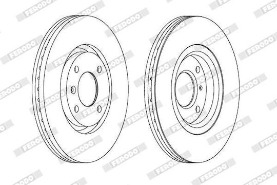 Ferodo Brake Disc Ddf1152c