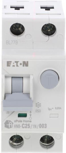Eaton Ρελέ Ράγας 25A Διπολικό
