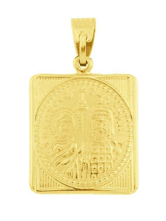 Eforo Μενταγιόν Κωνσταντινάτο Χρυσό 14K
