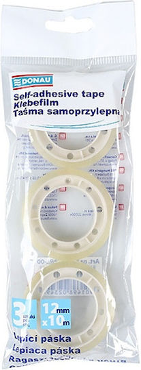 Donau Insulation Tape 12mm x 10m 3pcs Yellow