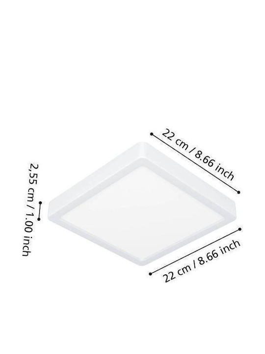 Eglo Panou LED RGB 22x22cm.