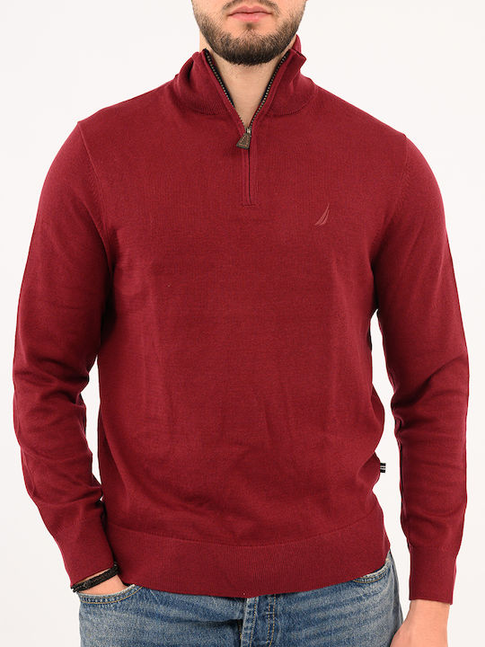 Long Sleeve Burgundy Sweater