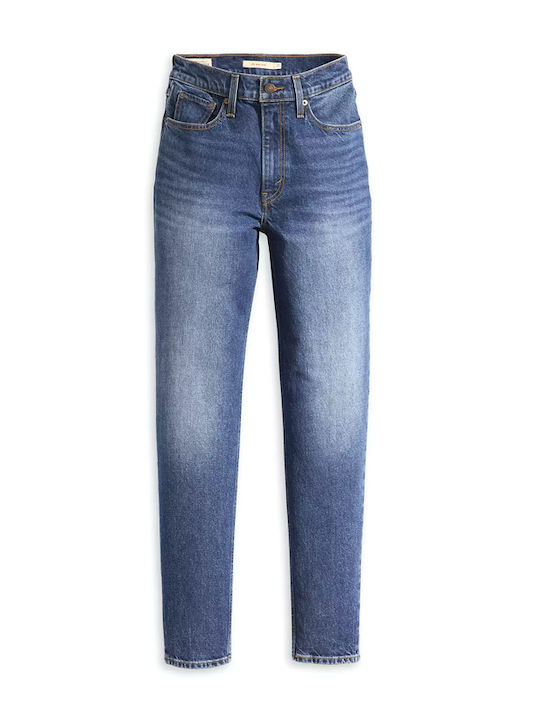 80's Women's Jean Trousers in Mom Fit Blue