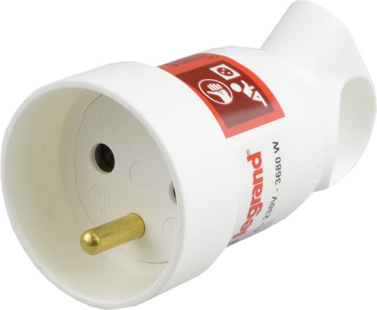 Legrand Φις Ρεύματος Λευκό
