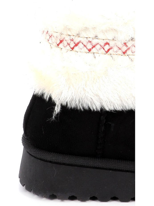 Kinder-Schneestiefeletten Schwarz