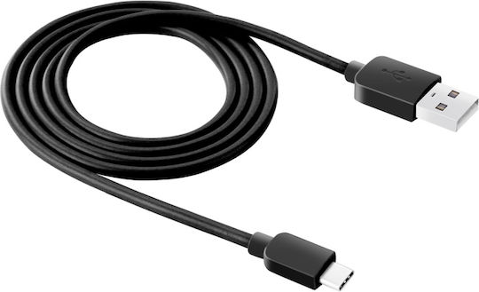 USB 2.0 Kabel USB-C männlich - USB-A Schwarz 2m (HWL1026B)