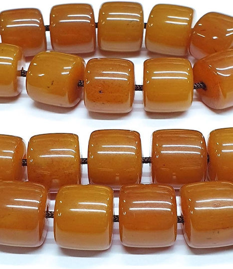 Roloi Komboloi Resin Worry Beads with 21 Beads Honey 29cm