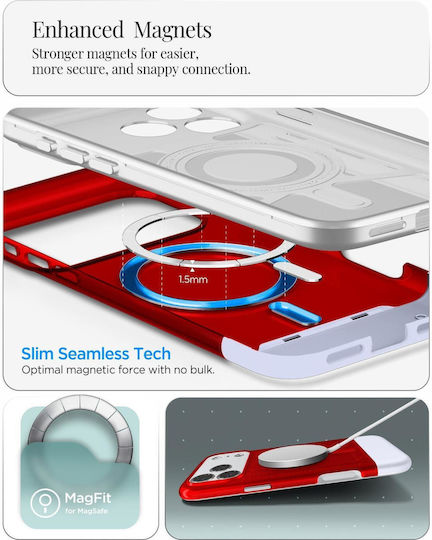Spigen Classic C1 Back Cover Σιλικόνης / Πλαστικό Κόκκινο (iPhone 17 Pro)