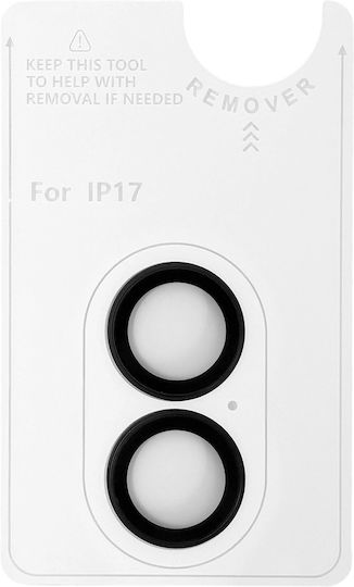 Powertech Camera Protection Tempered Glass Transparent for the iPhone 17