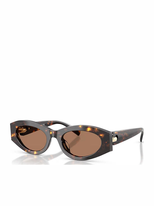Tory Burch Γυαλιά Ηλίου Καφέ με Κοκκάλινο Σκελετό Tory Burch Γυαλιά Ηλίου Καφέ με Κοκκάλινο Σκελετό
