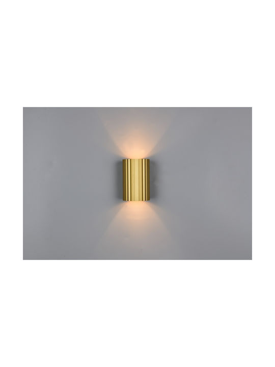 Trio Lighting Imaria Μοντέρνο Φωτιστικό Τοίχου με Ντουί G9 Χρυσό 8x12εκ.