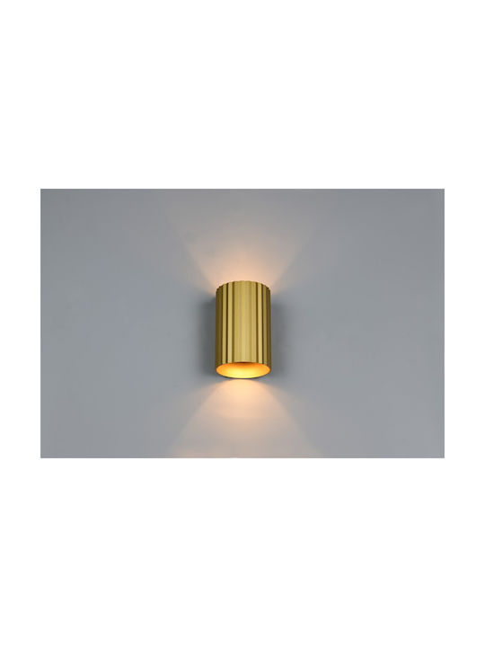 Trio Lighting Imaria Μοντέρνο Φωτιστικό Τοίχου με Ντουί G9 Χρυσό 8x12εκ.